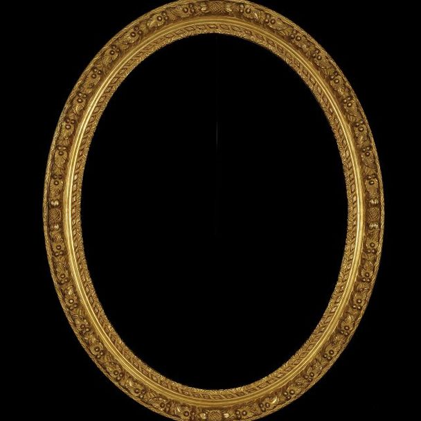 LXIII 155 oval, fine gold – 100 mm – RG Les Cadres Gault